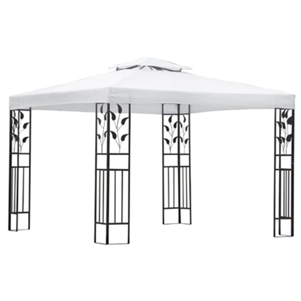 Gazebo Roof White 3x3 m Fabric